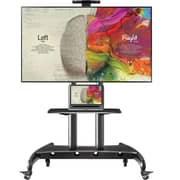 Nb Ergonomic Mobile TV Cart 55 - 90 Inches Black