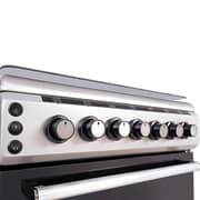 Black and Decker Free Standing 4 Burner Gas Cooker 60cm Inox - BXOFG604.002PZOX