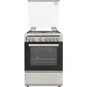 Black and Decker Free Standing 4 Burner Gas Cooker 60cm Inox - BXOFG604.001AZVX