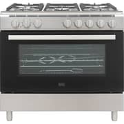 Black and Decker Free Standing 5 Burner Gas Cooker 90cm Inox - BXOFM905.003AZVX