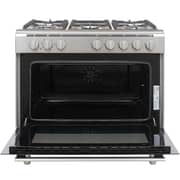 Black and Decker Free Standing 5 Burner Gas Cooker 90cm Inox - BXOFM905.003AZVX