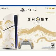 Sony Playstation 5 Ghost of Yotei Limited Disc Edition Console 1TB - White/Gold - Middle East Version