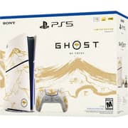 Sony Playstation 5 Ghost of Yotei Limited Disc Edition Console 1TB - White/Gold - Middle East Version