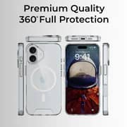 Glassology MagSafe Case with Screen Protector Clear iPhone 17 - GMB17