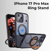 Glassology 360° Rotate Ring Stand Magsafe Case Assorted iPhone 17 Pro Max - GMCR17PM