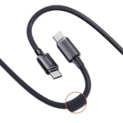 Porodo USB-C To USB-C Cable 1m Black - PDCBL0038BK