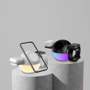 Porodo 3-in-1 Wireless Charger Black - PDMSWCBK