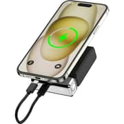 Porodo Chrome Volt Power Bank 10000mAh Black - PDPBFCH088BK