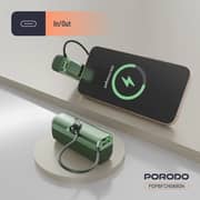 Porodo Pocket Volt Power Bank 5000mAh Green - PDPBFCH089GN