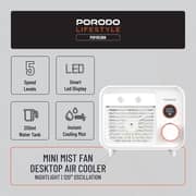 Porodo Mini Mist Fan - PDF853WH