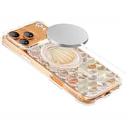 Levelo Pearl 3D Ocean Case Orange iPhone 17 Pro - LVLPRLIML17PORG