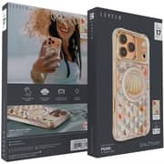 Levelo Pearl 3D Ocean Case Orange iPhone 17 Pro - LVLPRLIML17PORG