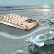 Levelo Pearl 3D Ocean Case Orange iPhone 17 Pro - LVLPRLIML17PORG