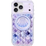 Levelo Pearl 3D Ocean Case Purple iPhone 17 Pro - LVLPRLIML17PPUR