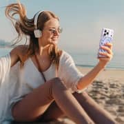 Levelo Pearl 3D Ocean Case Purple iPhone 17 Pro - LVLPRLIML17PPUR