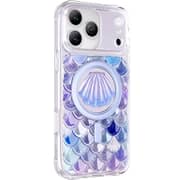 Levelo Pearl 3D Ocean Case Purple iPhone 17 Pro - LVLPRLIML17PPUR