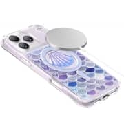 Levelo Pearl 3D Ocean Case Purple iPhone 17 Pro - LVLPRLIML17PPUR