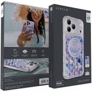 Levelo Pearl 3D Ocean Case Purple iPhone 17 Pro - LVLPRLIML17PPUR