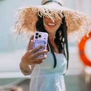 Levelo Pearl 3D Ocean Case Purple iPhone 17 Pro - LVLPRLIML17PPUR