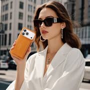 Levelo Vertex Wallet Case Orange iPhone 17 Pro - LVLVRTX17PORG