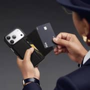 Levelo Vertex Wallet Case Black iPhone 17 Pro - LVLVRTX17PBK