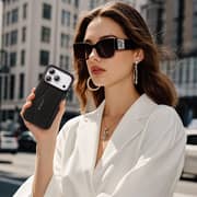 Levelo Vertex Wallet Case Black iPhone 17 Pro - LVLVRTX17PBK