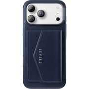 Levelo Vertex Wallet Case Dark Blue iPhone 17 Pro - LVLVRTX17PDBL