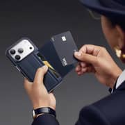 Levelo Vertex Wallet Case Dark Blue iPhone 17 Pro Max - LVLVRTX17PMDBL