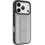Levelo Morphix Cuero Gripstand Case Cloud Grey iPhone 17 Pro - LVLMRPCGCIP17PCGY