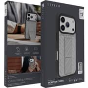 Levelo Morphix Cuero Gripstand Case Cloud Grey iPhone 17 Pro - LVLMRPCGCIP17PCGY