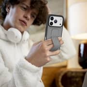 Levelo Morphix Cuero Gripstand Case Cloud Grey iPhone 17 Pro - LVLMRPCGCIP17PCGY