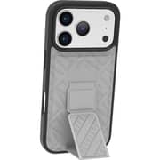 Levelo Morphix Cuero Gripstand Case Cloud Grey iPhone 17 Pro Max - LVLMRPCGCIP17PMCGY