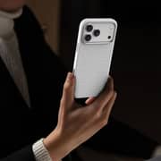 Levelo Fiora MagSafe Silicone Case Silver iPhone 17 Pro Max - LVLFIOM17PMSL