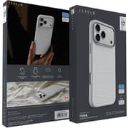 Levelo Fiora MagSafe Silicone Case Silver iPhone 17 Pro Max - LVLFIOM17PMSL