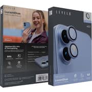 Levelo LucentDuo Lens Protector Light Blue iPhone 17 - LVLLCDUOL17LBL