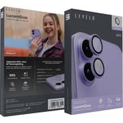 Levelo LucentDuo Lens Protector Light Purple iPhone 17 - LVLLCDUOL17LPUR