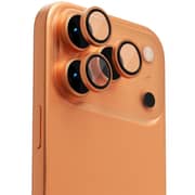 Levelo Lucenttrio Camera Lens Protector Titanium Orange iPhone 17 Pro / Pro Max - LVLLCTRIOL17PPMTTOR