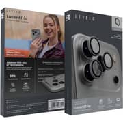 Levelo LucentTrio Lens Protector Titanium Grey iPhone 17 Pro/Pro Max - LVLLCTRIOL17PPMTTBK
