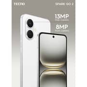 Tecno Spark Go 2 4G 64GB 3GB RAM Veil White Dual Sim Smartphone