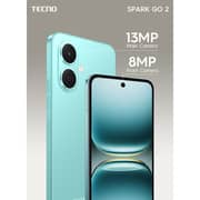 Tecno Spark Go 2 4G 64GB 3GB RAM Turquoise Green Dual Sim Smartphone