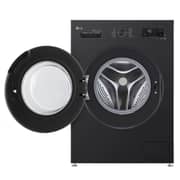 LG 8 kg Front Load Washing Machine 1400RPM, ThinQ (Wi-Fi) - Onyx Black - F4Y2QYG6X