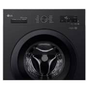 LG 8 kg Front Load Washing Machine 1400RPM, ThinQ (Wi-Fi) - Onyx Black - F4Y2QYG6X