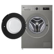 LG 8 kg Front Load Washing Machine 1400 RPM ThinQ (Wi-Fi) - Platinum Silver - F4Y2TYGYP