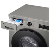 LG 8 kg Front Load Washing Machine 1400 RPM ThinQ (Wi-Fi) - Platinum Silver - F4Y2TYGYP
