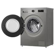 LG 8 kg Front Load Washing Machine 1400 RPM ThinQ (Wi-Fi) - Platinum Silver - F4Y2TYGYP