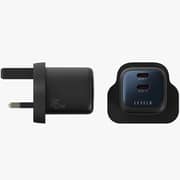 Levelo Vero GaN Double Port Adapter Black/Blue - LVLVRO45WCCBKBL