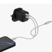 Levelo Vero GaN Double Port Adapter Black/Blue - LVLVRO45WCCBKBL