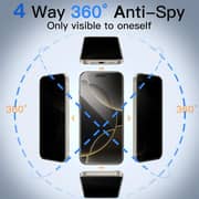 FITIT Privacy Tempered Glass Screen Protector for iPhone 17 Pro, 6.3-Inch – Anti-Spy, 9H Hardness, Case Friendly, Easy Installation