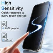 FITIT Privacy Tempered Glass Screen Protector for iPhone 17 Pro, 6.3-Inch – Anti-Spy, 9H Hardness, Case Friendly, Easy Installation