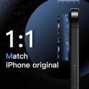 FITIT Tempered Glass Camera Lens Protector for iPhone 17 Pro / Pro Max, Black